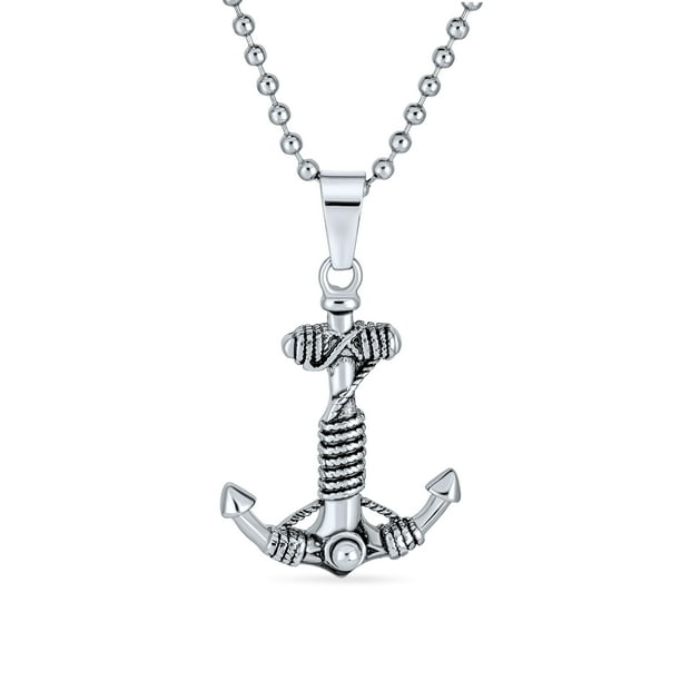 Fashion Unisex Cute Silver Anchor Pendant Necklace Jewelry Gift Fashion Unisex Cute Silver Anchor Pendant Necklace Jewelry Gift
